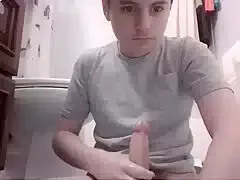 Canadian Twink Lukas Jerking Off Gay Porn