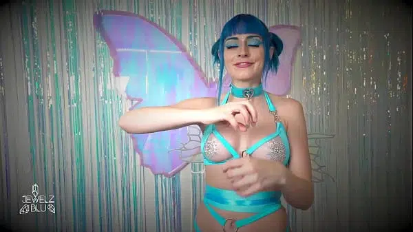 You wander into the woods where you meet a magical fairy… She tells you to pull your hard cock out