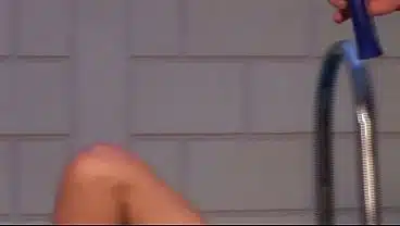Blonde sexy chick got banged by the pool