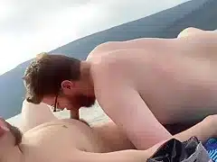 Blown and Fucked at the Nude Beach in Shuswap, BC Canada