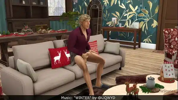 Christmas Gift – Adult film actress lets herself be fucked and cumshot inside her