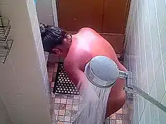 Ebony teen 18+ shower