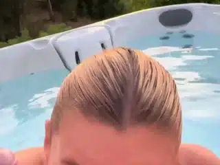 Halli N Lover Pleasures A BWC In The Jacuzzi Onlyfans Video