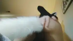 MILF Fucks Herself HARD with Fox Tail Anal Plug til Her TIGHT ASS is BEATUP