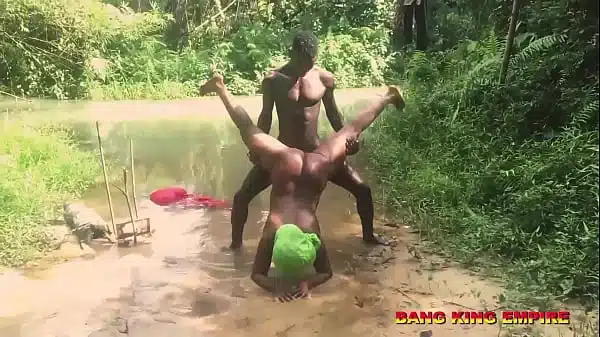 She Got Boned With His Big Cock In The Village Stream