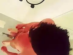 Straight Australian wolf edging with see-through fleshlight, huge cumshot !
