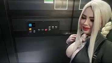 Stranger in the Elevator Wants Me to Fuck Her, Sex in a Public Place