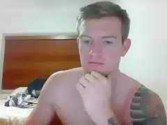 tattooed Aussie on cam