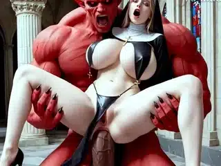 The Nun’s Desire – AI Fantasy Porn by Aiillusion