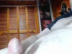 Thigh View Masturbation