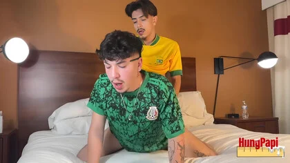2 Hung Studs Fuck World Cup Soccer Fifa Gay Anal Soccer Papi Mexico Vs Brazil