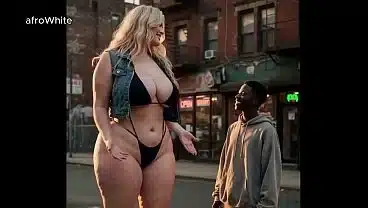 AI generated hot african nigerian ebony americans in the united states of american. fucking big tall big ass big boobs black and white afro adults without condom