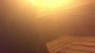Almost caught at the gym sauna