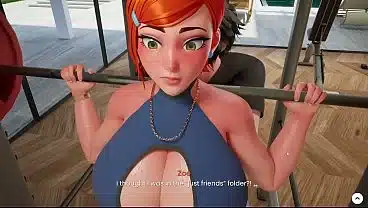 Big Titty and Thick Ass Gwen working out – Mansion Days part 8