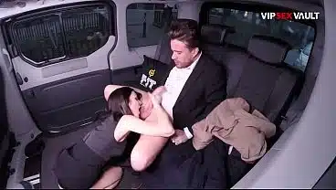 Cowgirl in the Back of a Van… She Fucks Every Inch of His Cock Deep