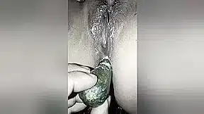 Cucumber Put In The Ass Of A Female Friend