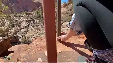 DAMN! Outdoor fucking a perfect body slut in nature – – HORNY HIKING – POV 4K
