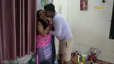 Desi Indian Kavita enjoying sex with stepbrother