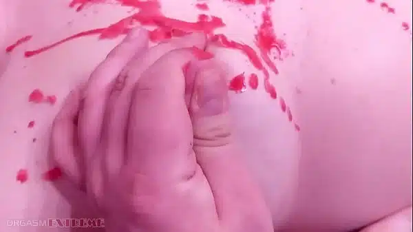 Hot Red Wax On MILF Wife’s Huge Real Tits – Nipple Squeeze Agony – Whimpering Vocal Submissive Girl – German Amateur Couple BDSM Closeup POV Fetish – Freaky Nympho With Big Natural Tits, Sore Flesh & Boob Tease