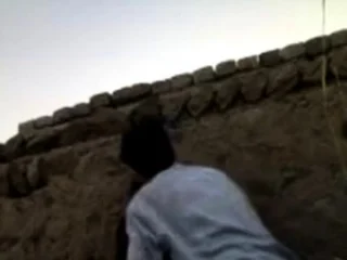 Pakistani Village Girl Fucking Hiding Against Wall
