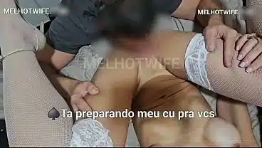 PARA O MARIDO EU NAO DOU CU, MAS PARA ESSES AMIGOS DELE EU NAO AGUENTEI E DEI O GOSTOSO ATE GOZAR