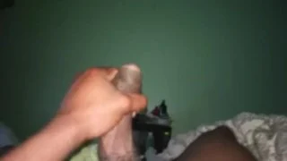Teasing that dick with some spit