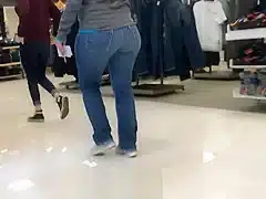 Thick Blond Pawg Milf Christmas Shopping (Busted) edited