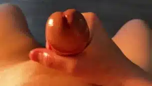 【無修正】エロASMR！媚薬オイルでパイパンちん◯を精子まみれにしてみた