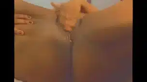 Horny Ebony MILF Makes Her Fat Pussy Cum