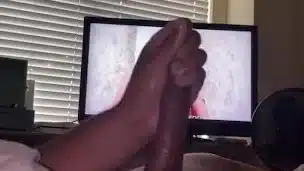 Watching Pornhub and Busting A Nut