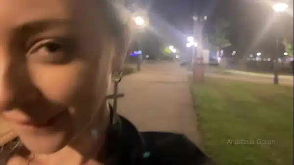 Pick up with stranger in public. Boobs flashing.